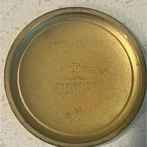 AntiqueVintage OpenFace Hamilton Railroad Approved Double Sunk Dial PocketWatch. - Picture 3 of 5